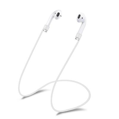 China Breathable Silicone Earphone Rope Holder Anti-lost Cable For iPhone 7 Earpod AirPod Earphone Neck Strap Magnetic Wireless String String for sale