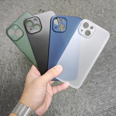 China Ultra Thin Shockproof Shockproof Case For iPhone 12 pro 13 mini 11 14 XR Matte Armor Bumper Hard Max Cover Funda de PC on iphone 12 Coque for sale