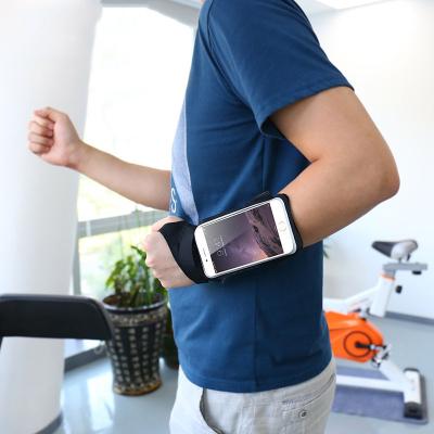 China Wallet Function BRACELET PHONE HOLDER With Card Holder Slot Earphone Arm Wristband Reflective Foreband Smartphone Running Filter Mount for sale