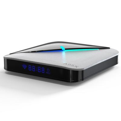 China Beautiful Design RGB Light TV Box Amlogic S905X3 Android 9.0 A95X Support 4K Smart TV H D Media Player F-3 High Speed ​​Air 2gb 4gb RAM for sale