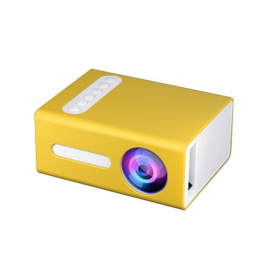 China Built-in Mini LED Speakers Projector H D 320*240p 800 Lumens 16-100 Lumens 16-100 Inch Wifi Home Caravan Projector T300 for sale