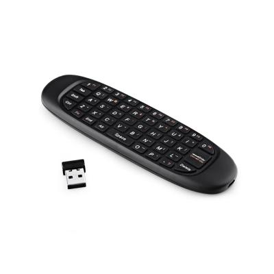 China C120 2.4g Dual Side Rechargeable USB Rechargeable Mini Keyboard Air Mouse Wireless Remote Control Controller for sale