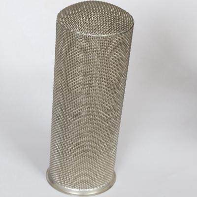 China Corrosion Resistance Stainless Steel Perforated Wire Mesh Filter Basket for sale