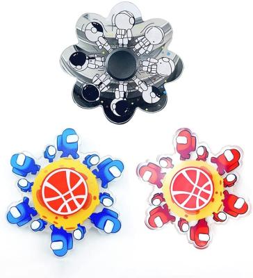 China 3D Finger Spinner 3D Finger Spinner Trigger Hand 3D Finger Spinner Trigger Toy Animation Cartoon Plastic Running Fingertip for sale