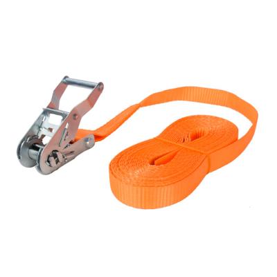 China Polyester Heavy Duty 25m ratchet buckle strap endless rope ratchet strap Cam Buckle Tie Down Strap for sale