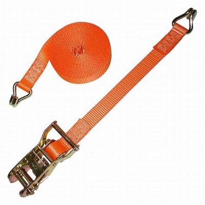 China 2500lbs WLL833lbs Polyester Ratchet Strap Lashing Down Logistic Ratchet Link Strap Ratchet Straps for sale