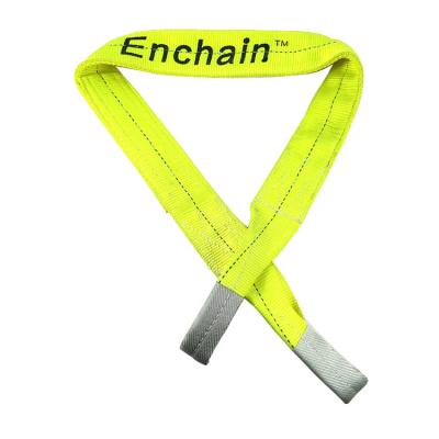 China New design High strength webbing sling Eye to eye s lifting sling ratches cargo straps heavy duty Flat for sale