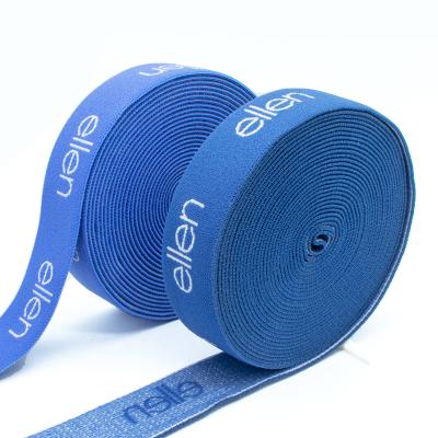 China High elastic tenacity texture durable soft color printed webbing for bag belt elastic nylon jacquard webbing for sale