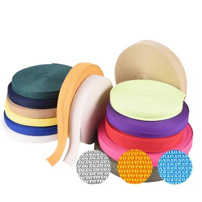 China Furniture High Tenacity Mattress PP Webbing Binding Tape Multicolor Woven Edging Webbing Tape for sale