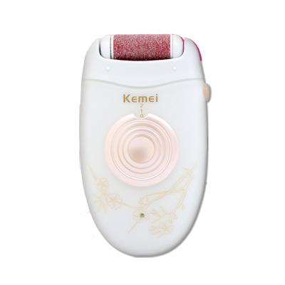 China High Quality Foot Care Tool Material ABS Kemei KM-3078 Electric Callus Remover for sale