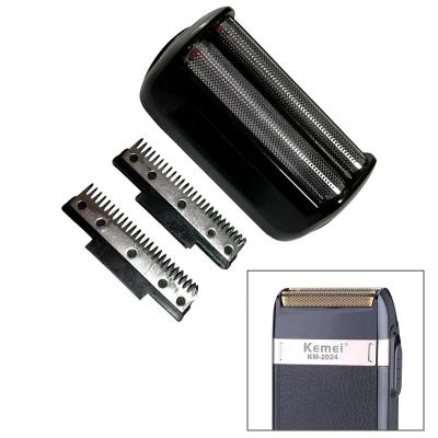 China Kemei KM-2024 Factory Direct Sale Men's Razor Blade Shaving With Parts Plastic Blister Pack for sale