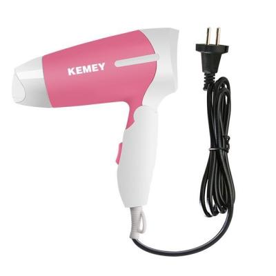 China kemei hair dryer KM-6830 ionic foldable hair dryer for student and travel for sale