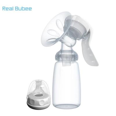 China BPA Real Bubee RBX-8005 Silica Gel Free High Quality Manual Breast Pump Collection Baby Feeding Manual Breast Pump for sale