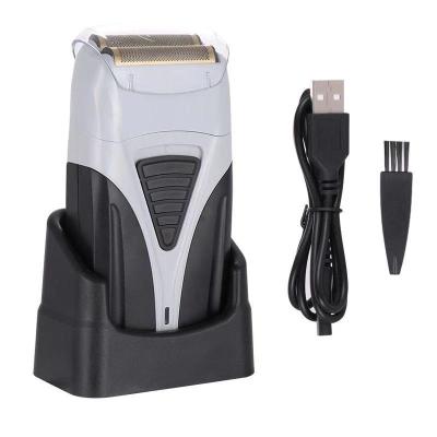 China Triple blade kemei usb charging electric razor KM-3383 barber use razor shaver whitener for sale