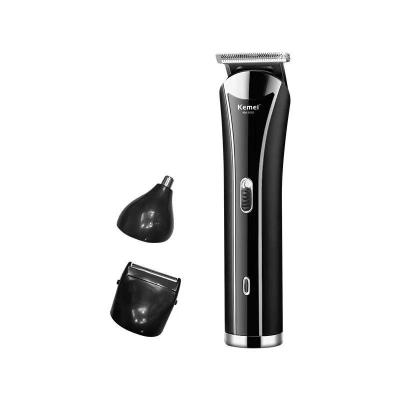 China KEMEI KM-1418 Car Trimmer Household Use Hair Trimmer Electric Rechargeable Hair Trimmer KM-1418 and Nose Hair Trimmer 3 in 1 for sale