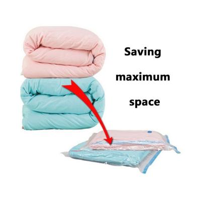 China Modern Transparent Large Capacity Vacuum Storage Bag Space Saver Storage Bag Vacuum Compressed Bag for sale