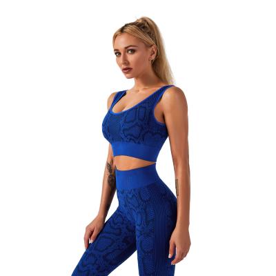 China High Quality Seamless Breathable Workout Clothing Plus Size Yoga Sets Sports Bra&pants Suit Yoga Wear Set Women for sale