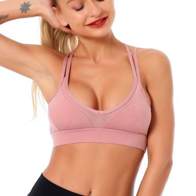 China Popular Women's Workout Fitness Women's Yoga Bra Sports Bra Breathable Gym Clothing Style New for sale