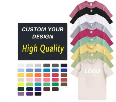 China Anti-pilling 2021 Bulk Sale Plain 100%cotton T-shirt Blank Ready Made T-shirt Blank T-shirt for sale