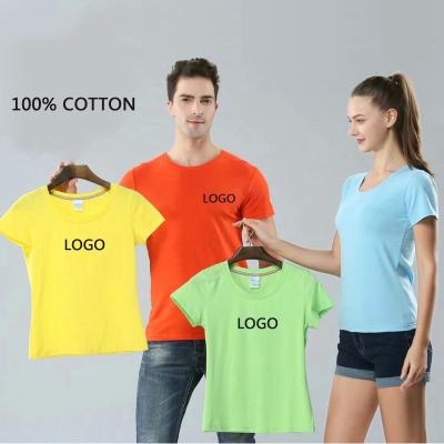 China Wholesale Anti-pilling good quality washmens t-shirts 50% cotton 50% cotton 50% polyester supplier with screen printing custom t-shirt for sale