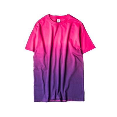 China 200grams Cotton Anti-Shrink Thick Tie Dyed T-shirts O Neck Tie Dye T-shirt Hot Selling Style for sale