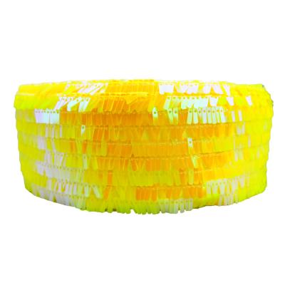 China 3 Inch 75mm Sustainable New Design Sequin With Fabric Ribbon For DIY Carfts for sale