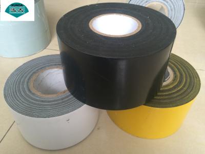 China 15 Mils To 40 Mils Thick Corrosion Resistant Tape Polyester Tape Black Color for sale