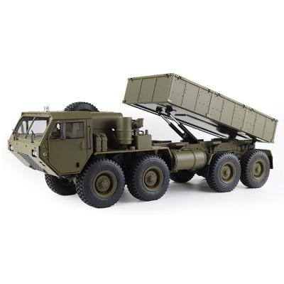 China RC Hobby HG-P803A PRO Upgraded 1/12 2.4G 8X8 PE RC Car US Army Truck 5KG Load Capacity Military Dump Truck for sale