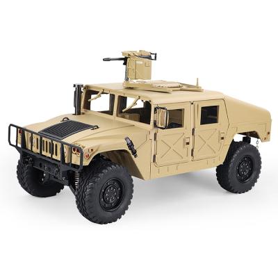 China HG-P408 Military Hobby HG-P408 1:10 2.4G USA 4x4 Military Vehicle Radio Control Car Speed ​​30km/h 60A ESC RC Vehicle Toy For Kids for sale