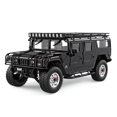 China HG-P415 PRO+ Hobby HG-P415 PRO+ Black 1/10 RC Car 2.4G American Civilian 4X4 Hummer H1 Complete With Frame Moving Set for sale