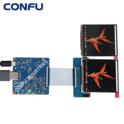 China CONFU HDMI- To MIPI Driver Board Dual JDI 3.1inch 720x720 Square LCD Display LT031MDZ4000 for VR HMD raspberry pi 3 4 inch 1440/720x720 from DIY China 3.1 for sale