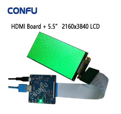 China 3D Printers Confu HDMIi To MIPI DSI Driver Board 5.5 Inch 4K 3840*2160 Sharp AUO BOE LCD Display For Resin 3D Printer Raspberry Pi 34 China for sale