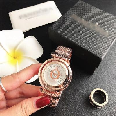 China Famous Brand Fashion Watches Famous Brand Fashion Watches Pandor Hot Selling Women Fashion Stainless Steel Luxury Waterproof Wrist Watch Famous Brand Ladies Watches Fashion Watches Gifts for sale