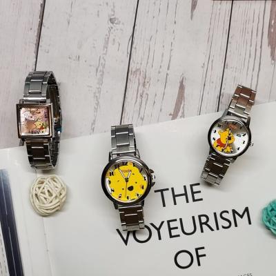 China 2021 New Ladies Waterproof Waterproof Children Water Proof Winniee Cartoon Quartz Pooh Cardboard Watch Kids Watch for sale