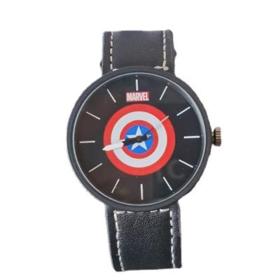 China America's Best Selling Small Captain Marvel Alliance Men's Avengers Three Needle Small Three Needle Wrist Watch for sale