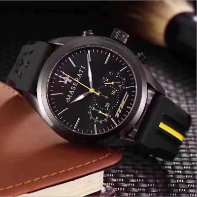 China Small small three hand three pointer in single wrist mazerati black top couple quartz sale luxury grade watches for sale