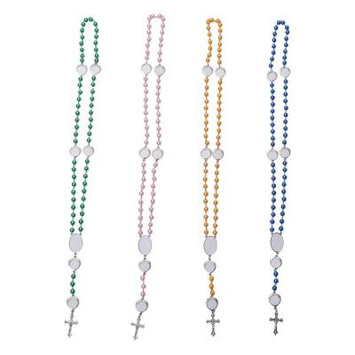 China The other 2022 fashion Jesus Pendant Cross Rosary Necklace with your own design for sale