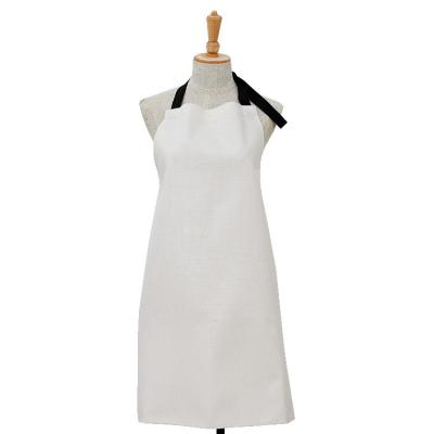 China 300gsm Pure Cotton Tsub Kitchen Apron Men And Women 100% Cotton Canvas 300gsm No Pocket Blank Adjustable Sublimation Bib Aprons for sale