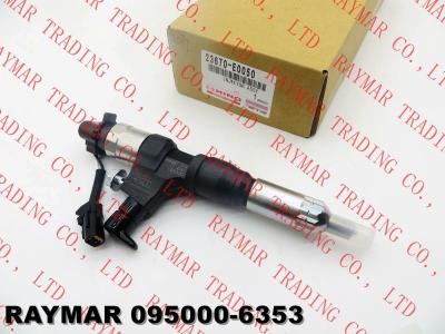 China DENSO Genuine common rail fuel injector 095000-6353 for HINO J05E 23670-E0050, 23910-1440, KOBELCO VH23670E0050 for sale