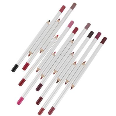 China Waterproof Custom White Wholesale Private Label Liner Lip Liner Tube Low MOQ OEM Lip Pencil Pigmented Cruelty Free for sale