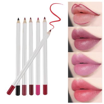 China Waterproof Cosmetics Lip Liner 21 Color Matte Lipliner Pencil Private Label for sale