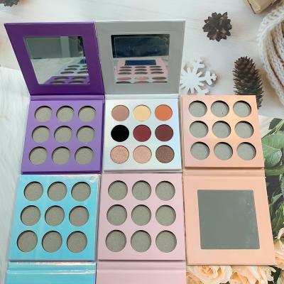 China Fashionable High Quality Custom Glitter 35 Colors Cosmetics Eyeshadow Palettes Super Pigmented Private Label for sale