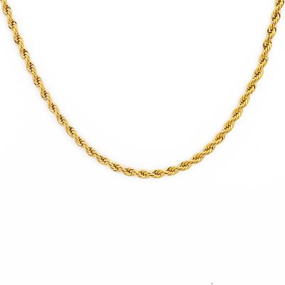 China JXX XL-05 Thin&Thick Hiphop Custom CLASSIC Pendant Rope Chain Twisted Necklace for sale