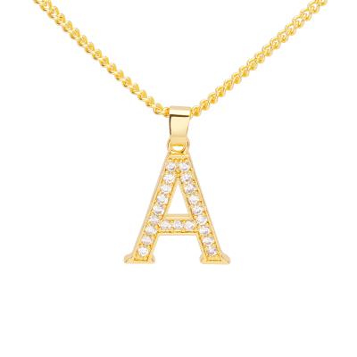 China JXX 24K Gold Plating High Quality Initial Collections Letter Charm For Necklace Bracelet A To Z Alphabet Pendant For Jewelry Making for sale