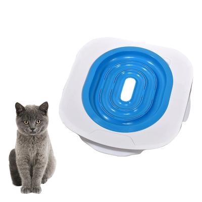 China Cat Toilet Trainer Cat Toilet Trainer Kit Kennel Toilet Pad Stabilized Pet Feeds Cat Training Accessories for sale