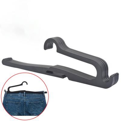 China Creative custom thickening customization coat hanger household, multi-functional adult plastic coat hanger jeans non-slip plastic coat hangers for sale