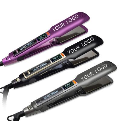 China High Quality Factory Direct Titanium Nano Iron Touch Screen Hair Straightener HAIRSTORM BEAUTY CARE MANUFACTURER for sale