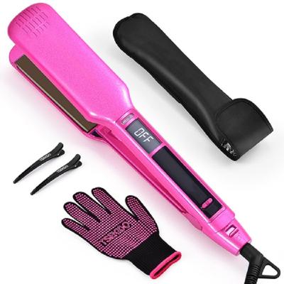 China Factory Direct Wholesale Touch Screen Titanium Machine Straightener Hair Flat Iron For Hair for sale