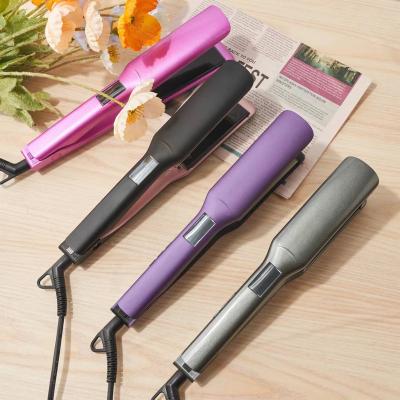 China Hot Selling Professional Car Flat Iron Nano Titanium Hair Straightener Excellent LCD Display Convenient Dual Voltage for sale