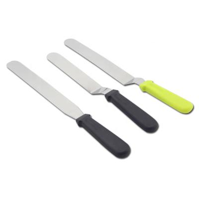 China Disposable Professional Cake Icing Spatula Cake Dough Scraper Cutter for sale